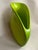 1960s Mid-Century Modern Asymmetric Lime Green Glazed Ceramic Vase, 1960s For Sale - Image 5 of 12