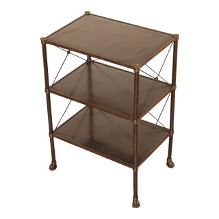 Early 21st Century Theodore Alexander Three-Tier Open Shelf Etagere For Sale