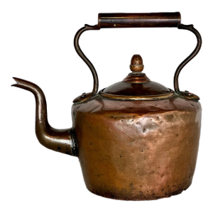 1800s Antique American Copper Kettle