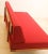 Mid Century Modern Style Classic Daybed With Red Upholestry For Sale - Image 9 of 12