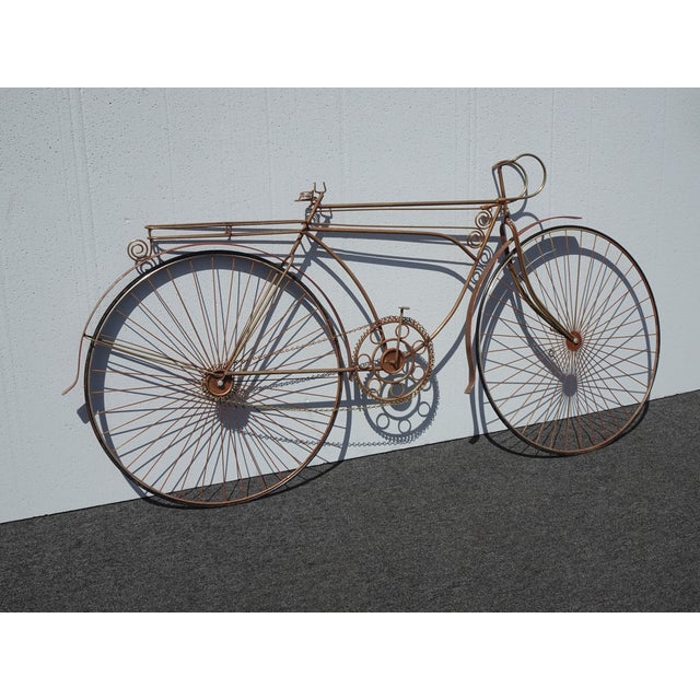 Gorgeous Bicycle in Fair Vintage Condition. Solid and Firm. The frame is Rusty which adds to its vintage Charm. And the...