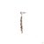 3.49 Carat Round Brilliant Cut White Diamond Blue Diamond Ruby Gold Earrings, Pair For Sale - Image 4 of 9