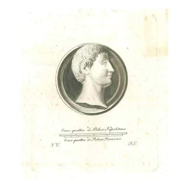 Vincenzo Campana, Ancient Roman Relief, Original Etching, 18th-Century For Sale