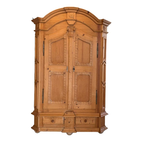 Vintage Farmhouse Wardrobe, 1980s For Sale