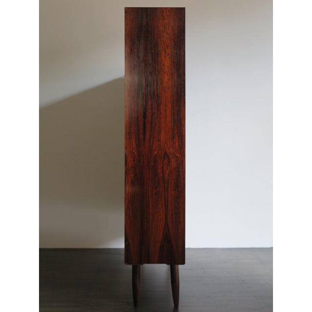 Scandinavian Wood Bookcase by Gunni Omann, 1960s For Sale - Image 4 of 13