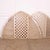 Wonderful pair of French painted pine arched shutters. These would make a great headboard for a bed. 1900 This piece is...
