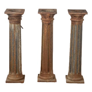 Antique Cast Iron Columns For Sale