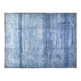 Moroccan Azilal Hand Knotted Wool Rug, 8'4"x10'9" For Sale