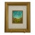 Original Contemporary Wildflower Landscape Watercolor Painting Framed Signed 10x13 For Sale