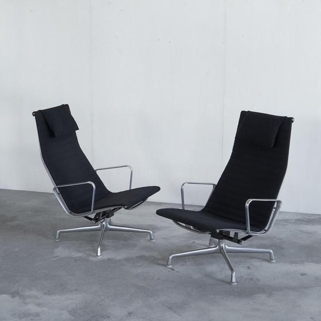 Pair of charles and ray eames ea322 swivel lounge chairs for herman miller, 1984. This is a nice and original pair of...