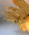 2020s Murano Chandelier Ceiling Light Original Palmette, Amber Glasses and Transparent Glass For Sale - Image 5 of 6