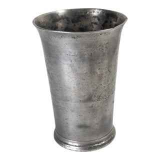 19th Century American Pewter Beaker Cup by Timothy Boardman & Co. Of New York For Sale