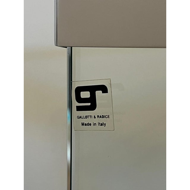 Glass President Desk by Gallotti and Radice For Sale - Image 5 of 14