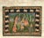 Indian Vintage Indian Pichwai Folk Art Painting on Silk For Sale - Image 3 of 14