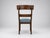 A masterwork of European woodworking, this Italian handmade Neoclassical side chair features an elegant solid hardwood...