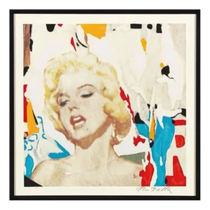 Mimmo Rotella: Marilyn, the Faces, Silkscreen and Collage