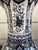Vintage Large Delft Trumpet Vase Blue and White Floral Boch Royal Sphinx Urn For Sale - Image 9 of 18