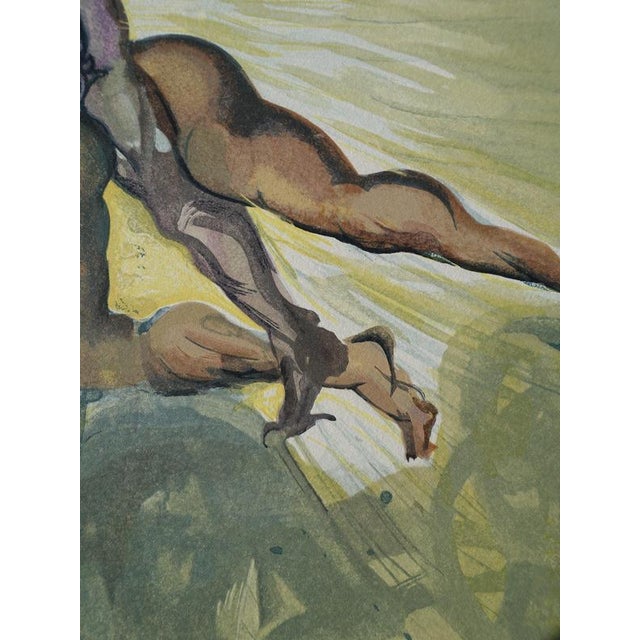 Salvador Dali, Angels of the Valley, Woodcut For Sale - Image 5 of 6