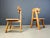 1960s Vintage Brutalist Dutch Oak Dining Chairs, 1960s, Set of 4 For Sale - Image 5 of 14