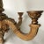 Gold Antique Italian Carved Giltwood Chandelier With Timeworn Gilding, Late 19th Century For Sale - Image 8 of 10