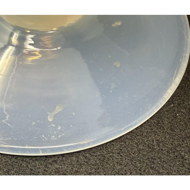 1940s Large White Opaline Vase For Sale - Image 5 of 6