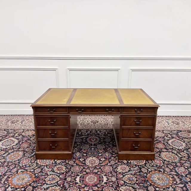 Classic English Heldense Desk For Sale - Image 3 of 18