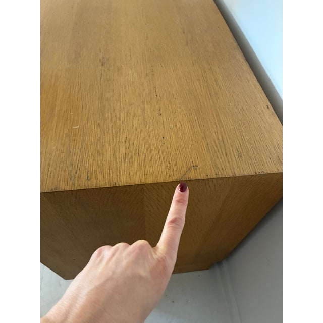 Mid 20th Century Small Light Oak Cabinet, France For Sale - Image 13 of 18