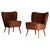 1940s Danish Upholstered Cocktail Chairs - A Pair For Sale - Image 15 of 18
