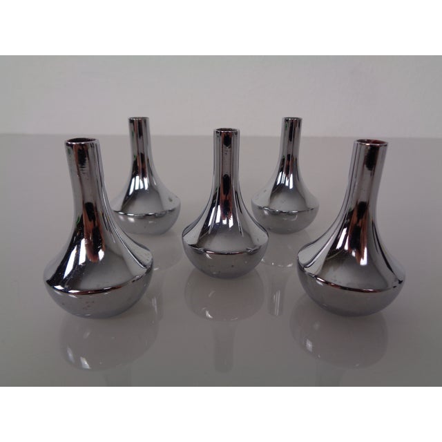 Chrome-Plated Candleholders by Quist, Germany, 1960s, Set of 5 For Sale - Image 10 of 14