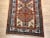 Antique Persian Serab Runner, Handwoven Wool, Geometric Pattern, Ivory & Blue, 3’ X 11’ For Sale - Image 10 of 12