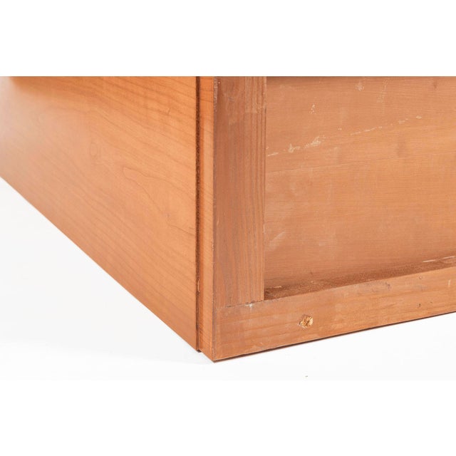 Art Deco Cherry & Burl Wood Display China or Bar Cabinet 1930s For Sale - Image 14 of 15