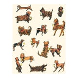 Little Dogs Original Contemporary Watercolor by Pauline De Roussy De Sales For Sale
