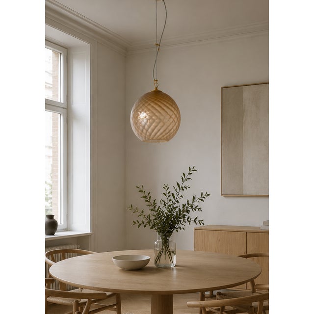 Glass Murano Glass Barolà Pendant Lamp in Balloton Glass, 2010s For Sale - Image 7 of 17