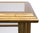 Hollywood Regency Classic Brass Serving Table Mirror Tops, France, 1970s For Sale - Image 9 of 15