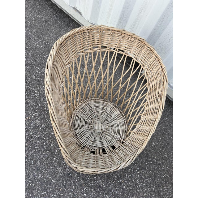 Wicker Living Room Set, 1970s, Set of 4 For Sale - Image 16 of 17