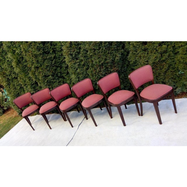 Art Deco Dining Chairs from Thonet, 1920s, Set of 6 For Sale - Image 12 of 18