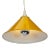 Space Age Yellow Cone Pendant Lamp, 1970s For Sale