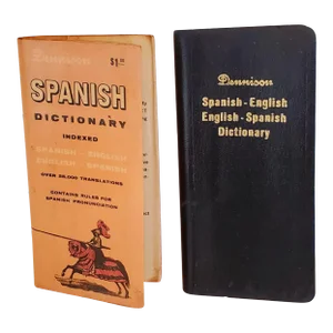 Mid-Century Pocket Spanish - English Dictionary, Vintage