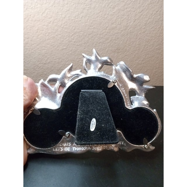 1980s 1980s Arthur Court Humming Birds Collage Photo Holder For Sale - Image 5 of 5