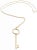 Contemporary Tiffany & Co. Yellow Gold Oval Key Pendant Necklace For Sale - Image 3 of 6
