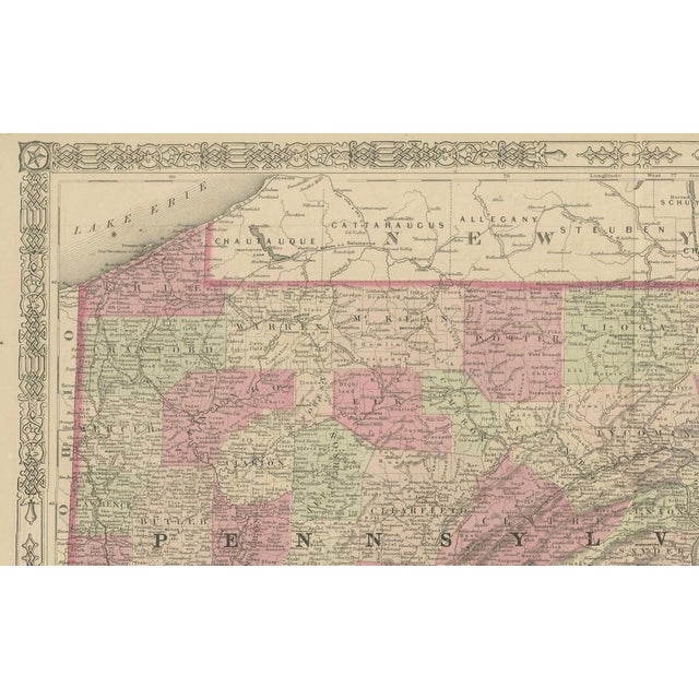 Mid 19th Century Civil War Map of Pennsylvania and New Jersey, 1864 For Sale - Image 5 of 10