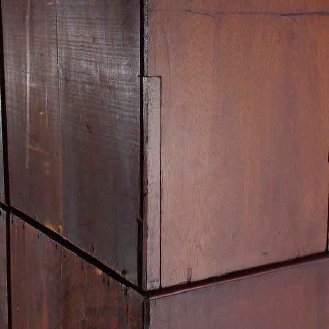 Wood Antique Neoclassical Renaissance Revival Flame Mahogany Drop Front Secretary For Sale - Image 7 of 14