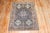 Vintage Navy Persian Square Accent Rug For Sale - Image 4 of 9