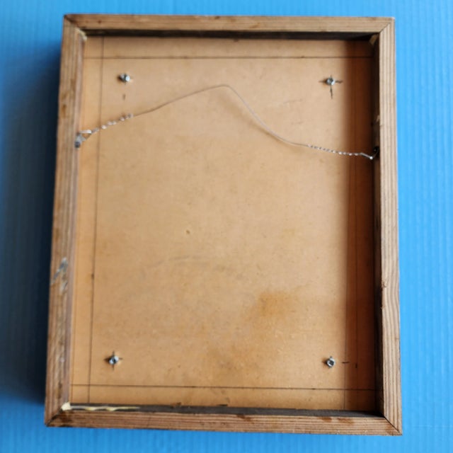 1997 Framed Original Acrylic Cat Painting by New Orleans Artist Richard Lewis For Sale - Image 4 of 6