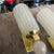 Two 1990s Barovier Style Mid-Century Modern Brass and Murano Glass Wall Sconces For Sale - Image 15 of 18