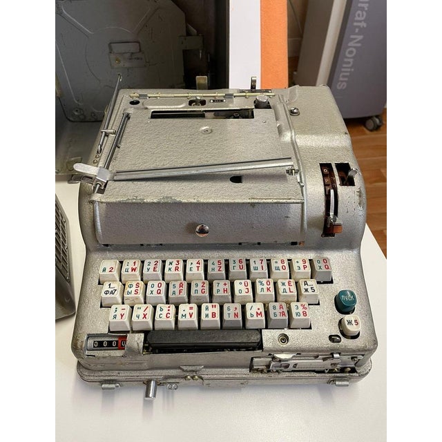 Electromechanical Wheel-Based Cipher Machine, 1950s For Sale - Image 14 of 15