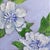 Original Framed Daisy Garden Painting, White Blue Green Floral Wall Art, Oil on Canvas in Gold Frame, 14x14 Maximalist Boho Home Decor For Sale - Image 4 of 5