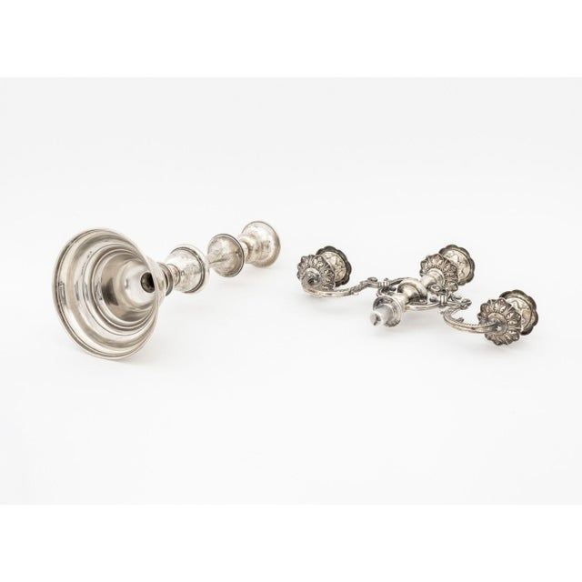 Austrian .800 Silver Candelabrum, 1872-1922 For Sale - Image 14 of 14