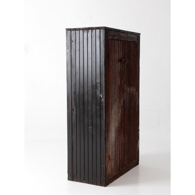 Antique Primitive Cabinet Cupboard For Sale - Image 12 of 18