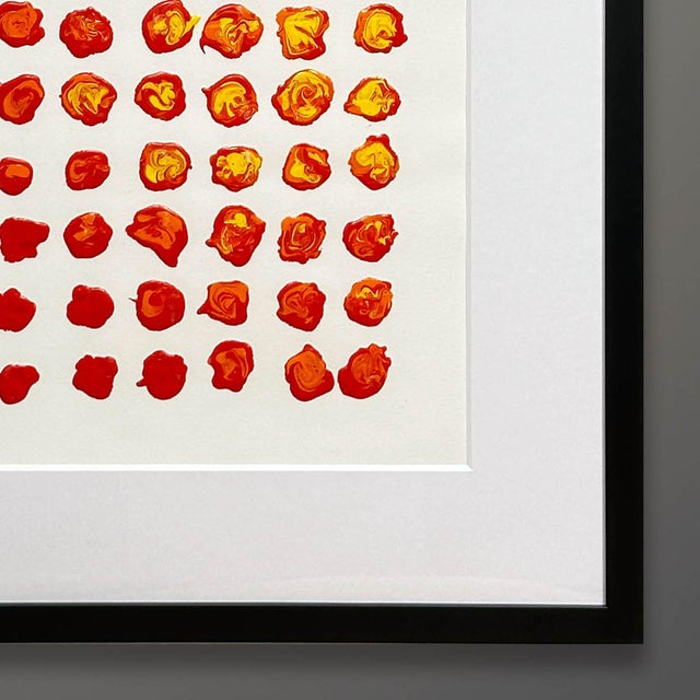 Abstract Bruce J. Bloom Contemporary Abstract Painting, Framed For Sale - Image 3 of 4